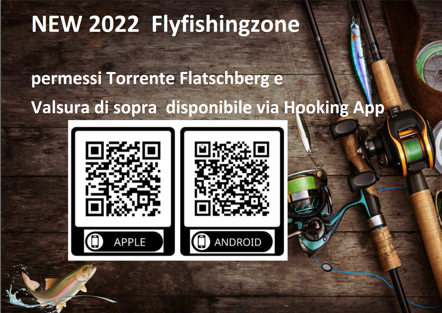 NEW 2022 Flyfishingzone torrente valsura di sopra e Flatschberg